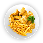 Chicken Pakora & Chips