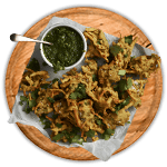 Vegetable Pakora Hoagie