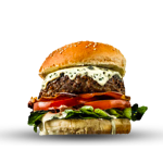 Mushroom Double Sizzler Burger Meal