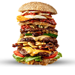 Sky Scraper Burger Meal