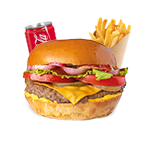 Chicken Tikka Royale Burger Meal