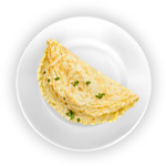 Plain Omelette & Chips