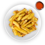 Curry Sauce, Chips & Cheese Same Tray Fast Food