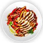 Chicken Tikka With Cheese Meal